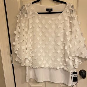White batwing blouse